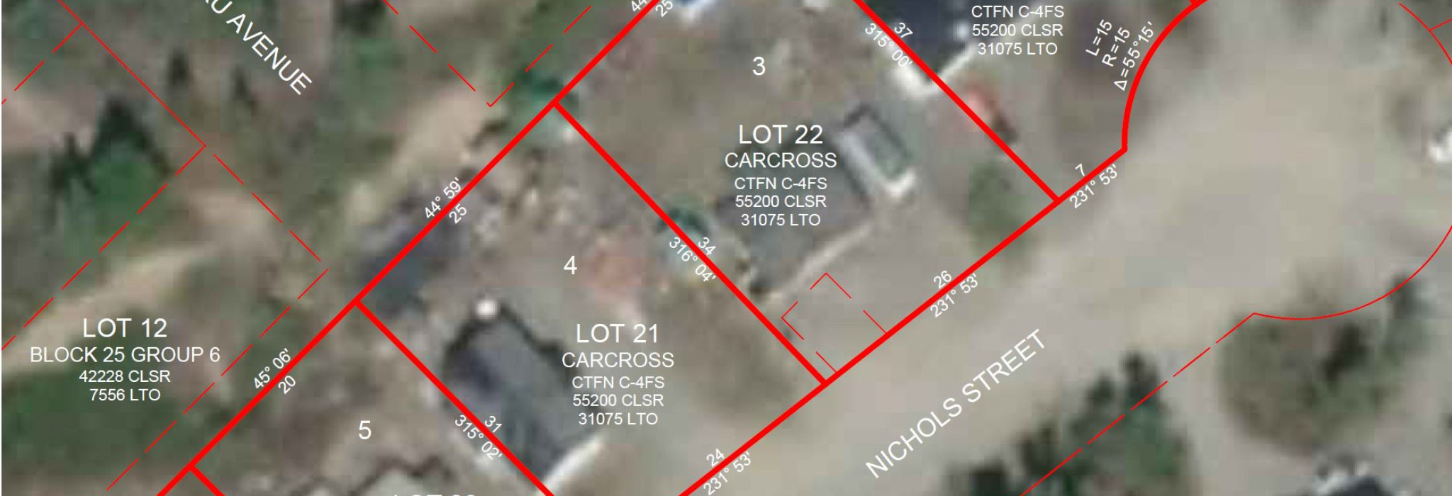 Surveys of Settlement Land Parcels Carcross/Tagish First Nation