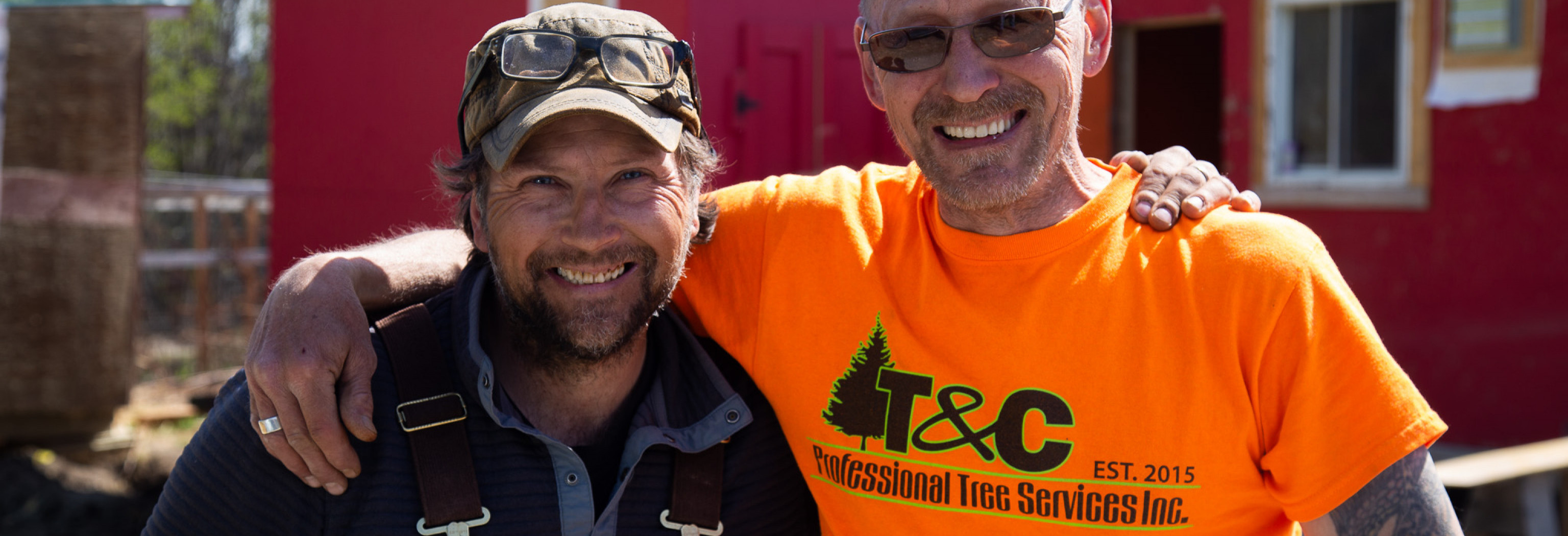 Colourful Coops at the C/TFN Farm Carcross/Tagish First Nation